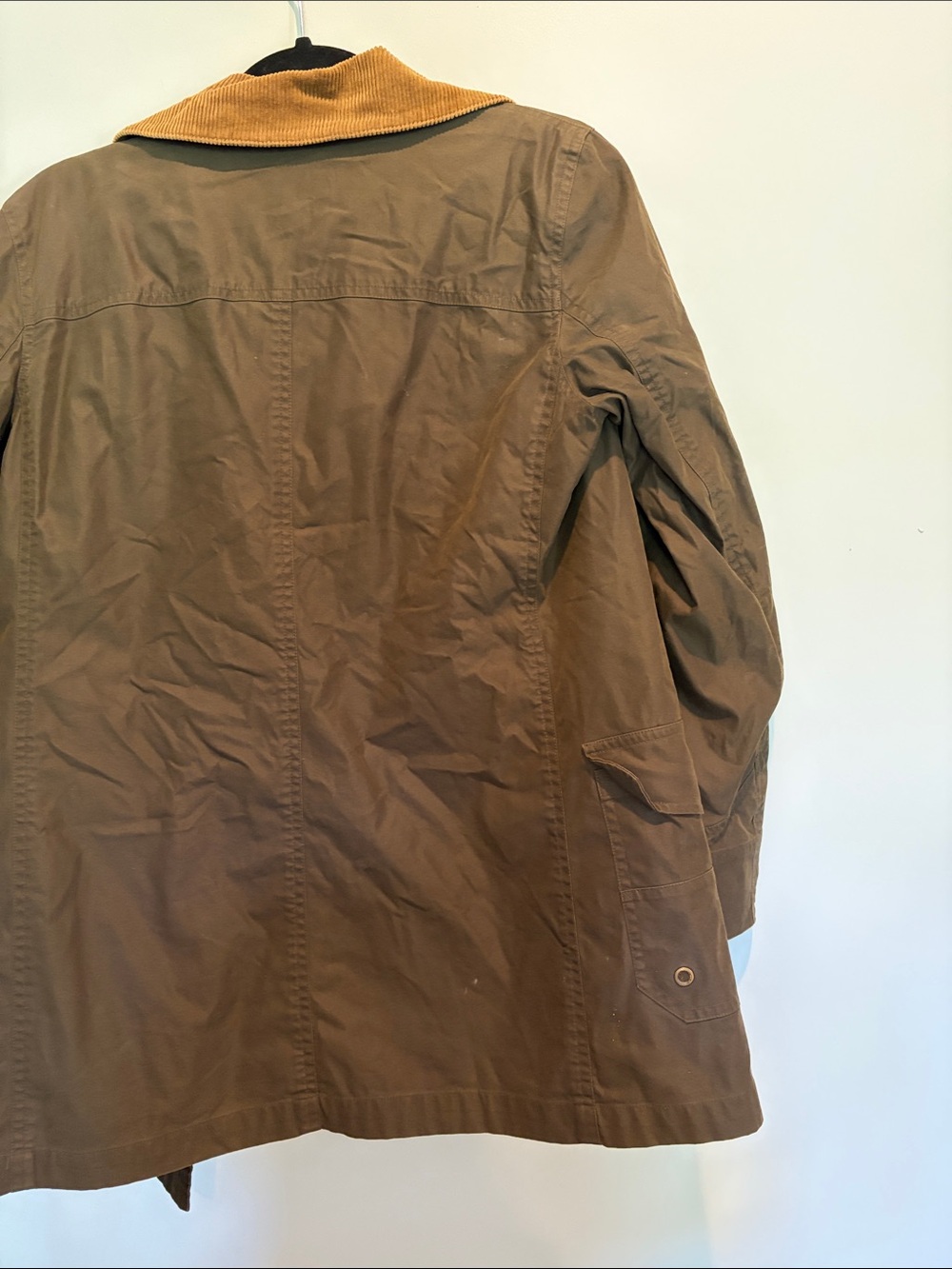 Ralph Lauren Brown Utility Jacket with Tan Corduroy Collar - Picture 10 of 14